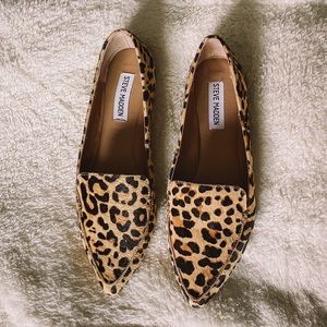 Animal Print Steve Madden Loafers